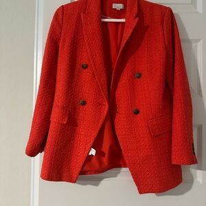 Red Tweed Blazer
